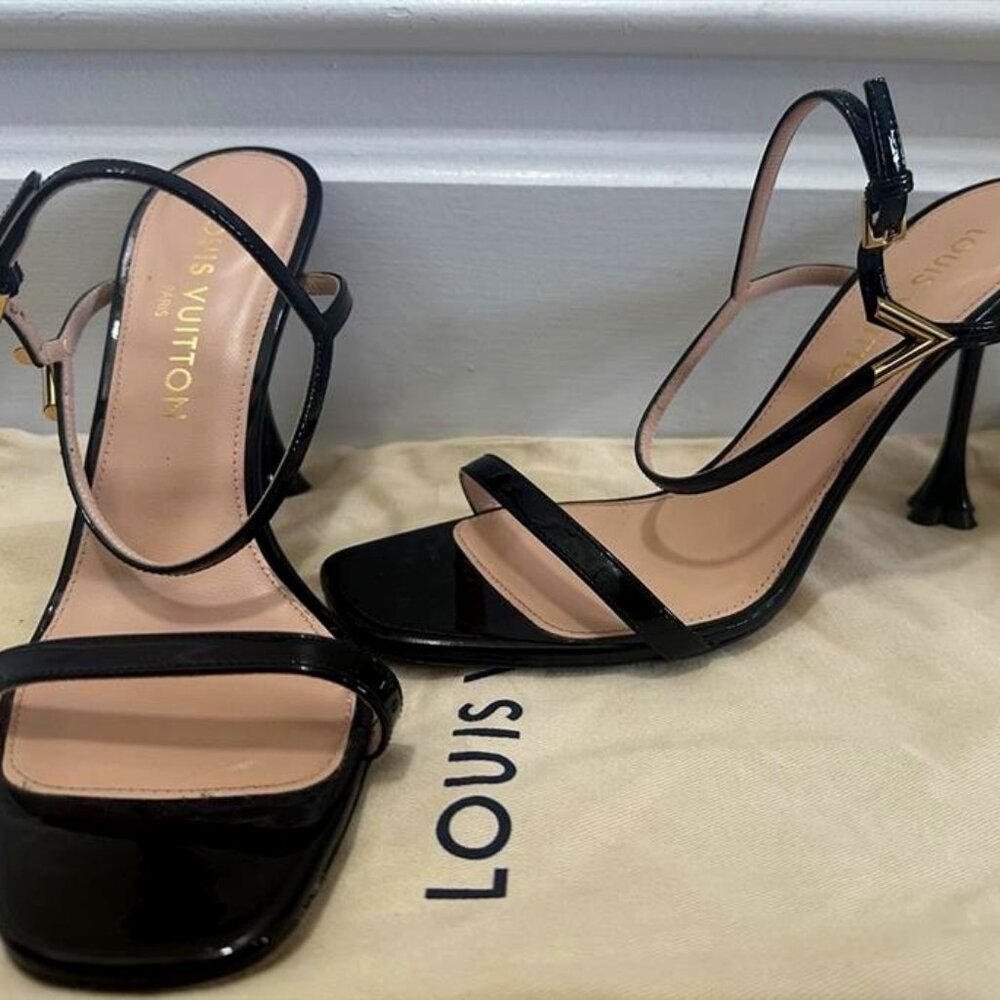 Louis Vuitton Blossom Sandal in Black - Picture 1 of 5